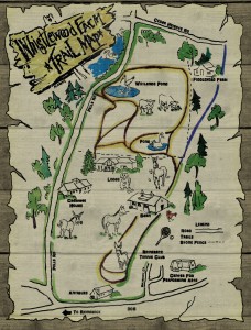 Trail Map of WhistleWood Farm